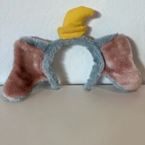 Vintage Disney Disneyland Dumbo Fuzzy Ears Headband